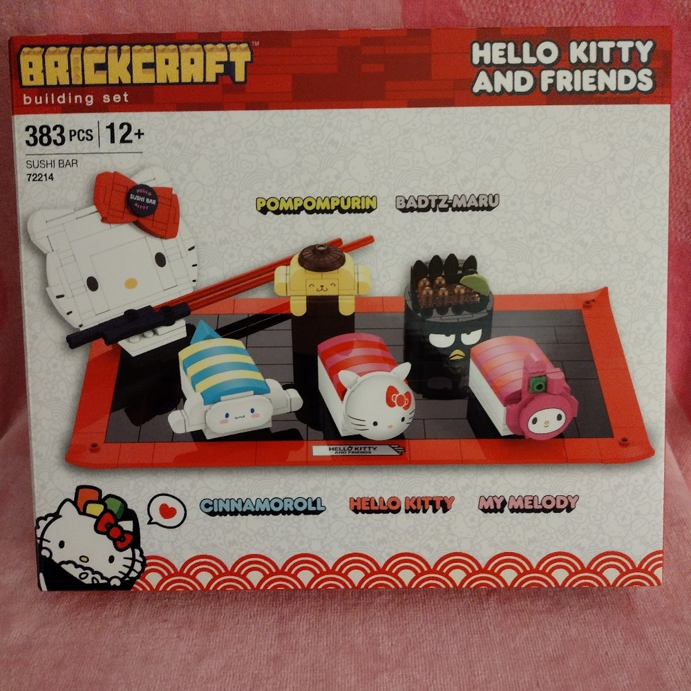 NEW RELEASE - Hello Kitty Sushi Bar Brickcraft Building Set